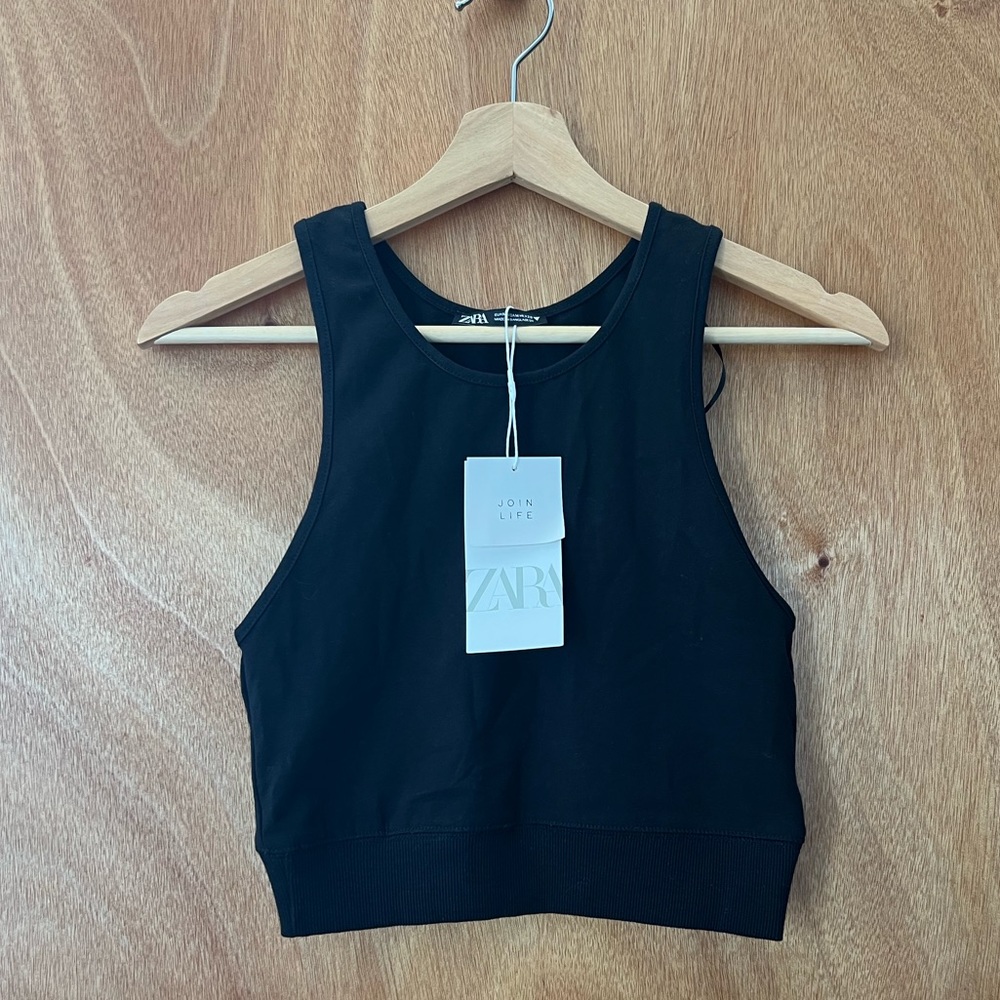 Zara Cropped Tank Top